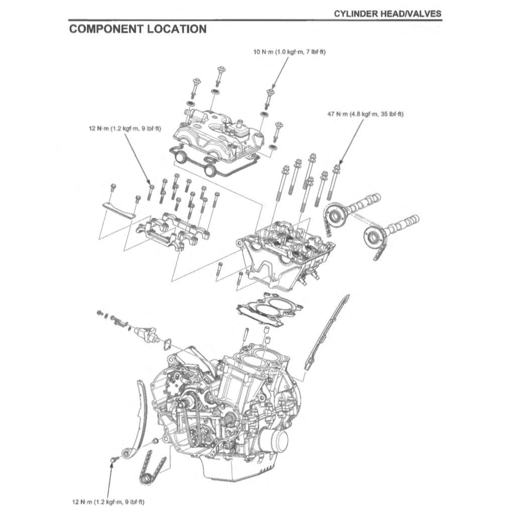 HONDA CB500F/FA (2019-2021) SERVICE WORKSHOP MANUAL + PARTS CATALOGUE+ OWNER'S MANUAL - Image 7