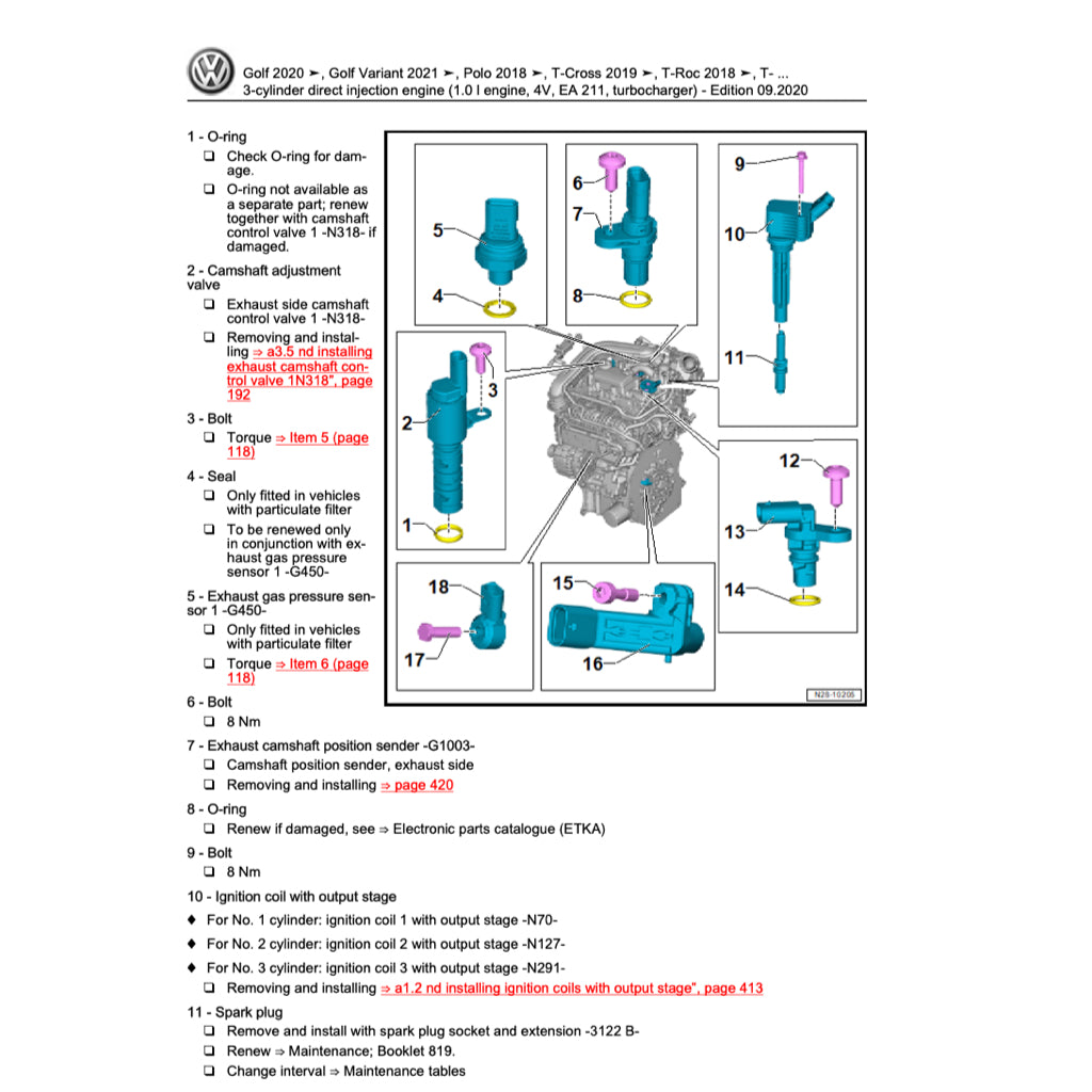 VW T-ROC A11 (2017+) SERVICE WORKSHOP MANUAL - Image 4