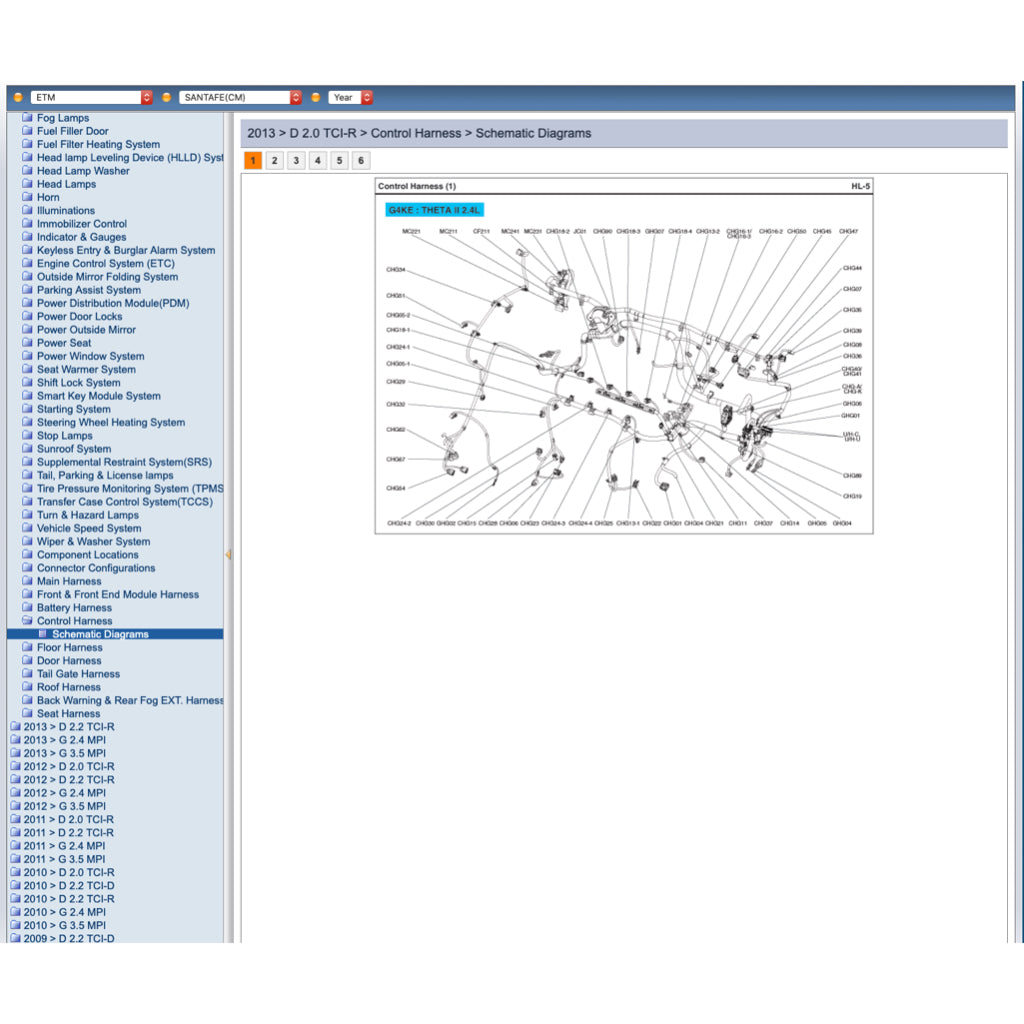 HYUNDAI SANTA FE CM (2006-2013) ONLINE SERVICE WORKSHOP MANUAL - Image 9