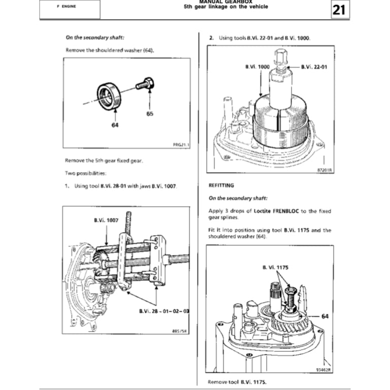RENAULT ESPACE 3 (1996-2002) SERVICE WORKSHOP MANUAL - Image 7