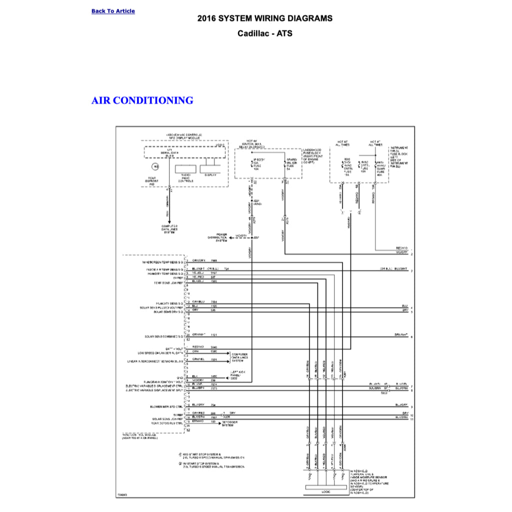 CADILLAC ATS ATSV (2013-2019) SERVICE WORKSHOP MANUAL - Image 10