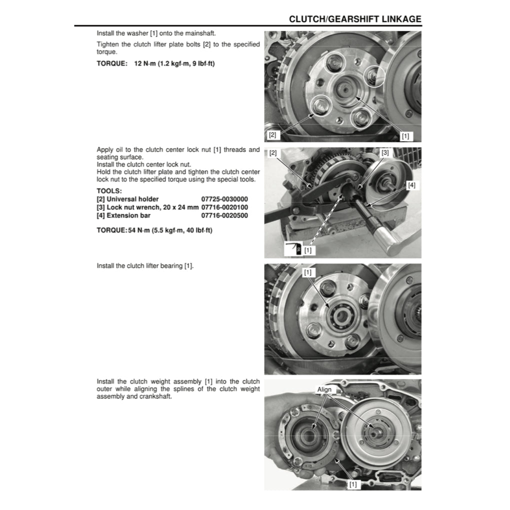 HONDA SUPER CUB NBC110 (2013-2018) SERVICE WORKSHOP MANUAL + PARTS CATALOGUE + OWNER'S MANUAL - Image 7