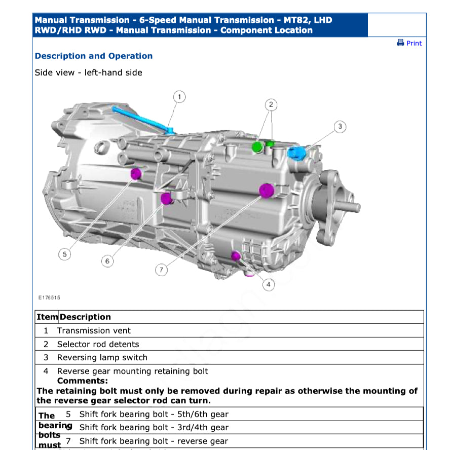 FORD TRANSIT IV (2014+) SERVICE WORKSHOP MANUAL - Image 6