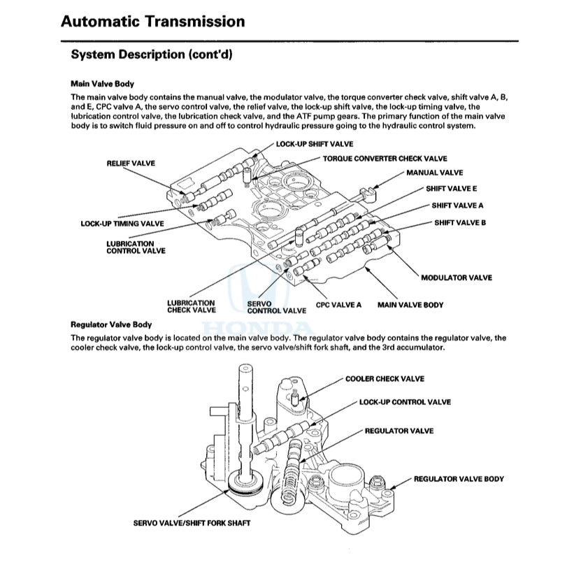 HONDA PILOT YF 3/4 (2009-2015) SERVICE WORKSHOP MANUAL - Image 8