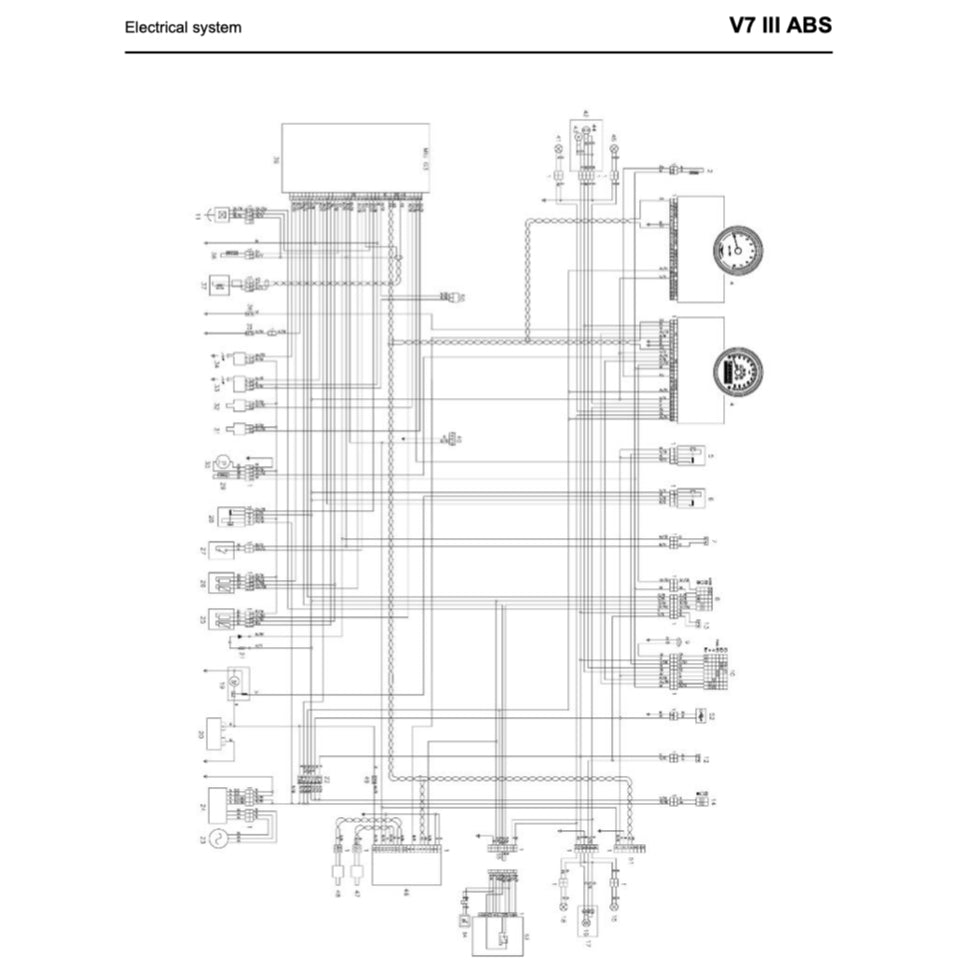 MOTO GUZZI V7 III E4 (2017-2021) SERVICE WORKSHOP MANUAL + PARTS CATALOGUE + OWNER'S MANUAL - Image 6