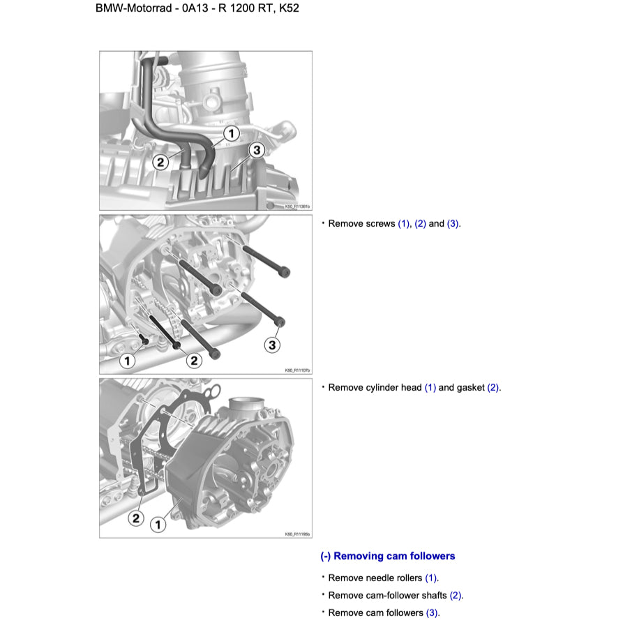 BMW R1200 RT (2014-2018) SERVICE WORKSHOP MANUAL + RIDER'S MANUAL - Image 6