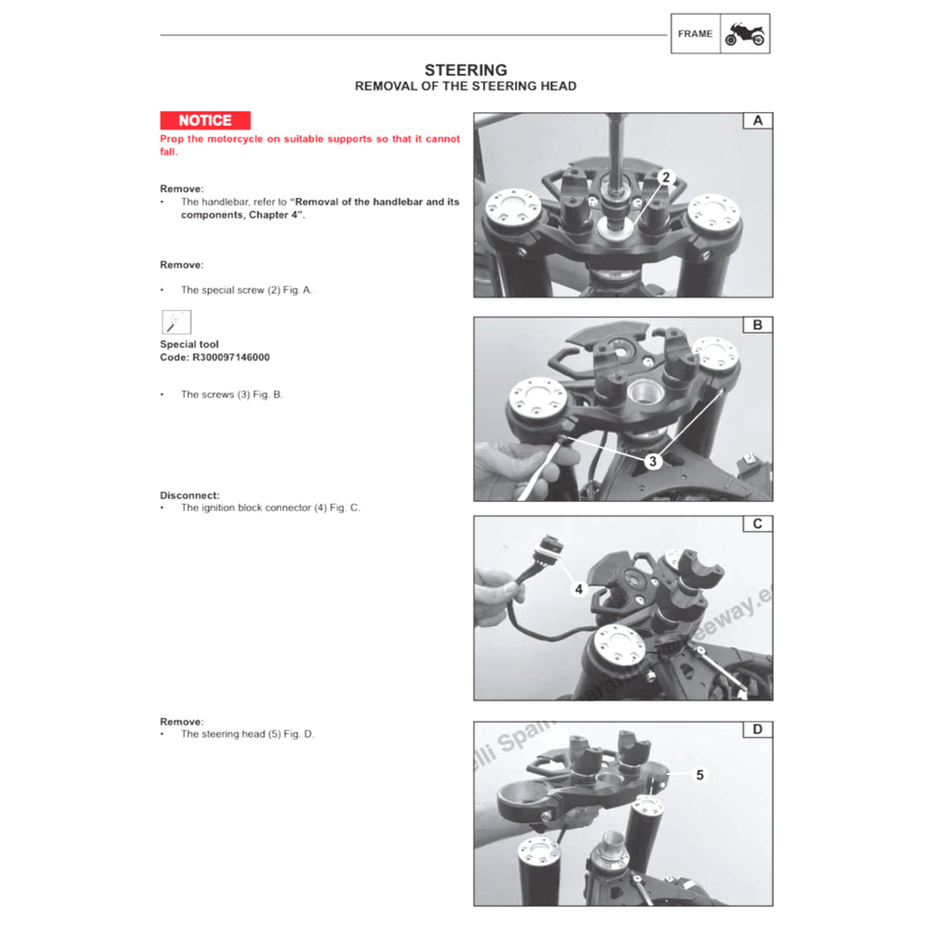 BENELLI TRK702 X BJ700-5F (2022+) SERVICE WORKSHOP MANUAL + PARTS CATALOGUE + OWNER'S MANUAL - Image 8