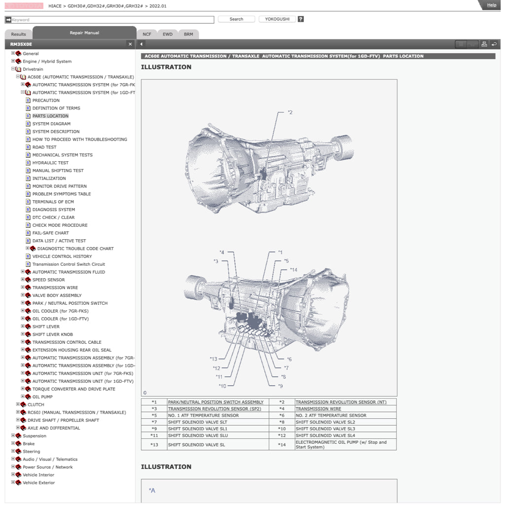 TOYOTA HIACE H300 GDH 300/320 GRH 300/320 (2019+) ONLINE SERVICE WORKSHOP MANUAL - Image 7