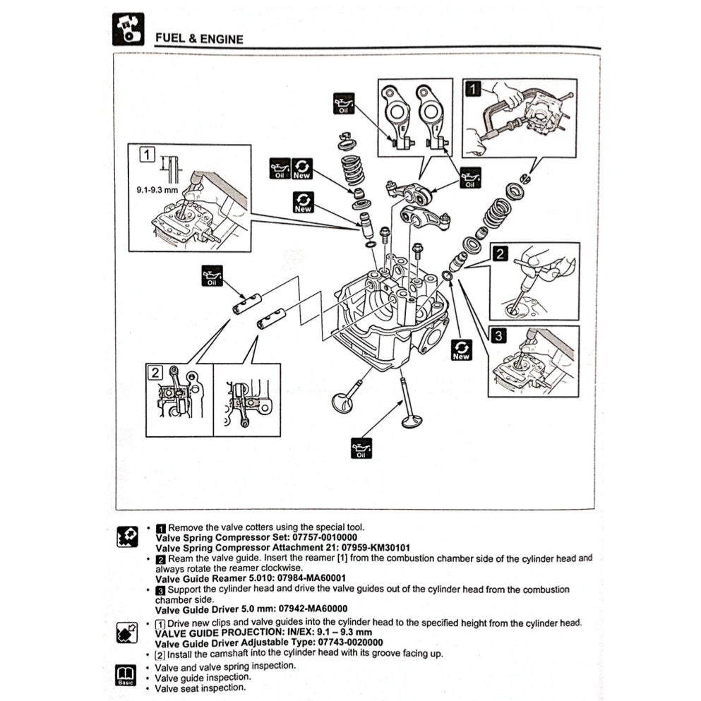 HONDA WAVE ALPHA 110 AFP1100SF (2023+) SERVICE WORKSHOP MANUAL + PARTS CATALOGUE +OWNER'S MANUAL - Image 5