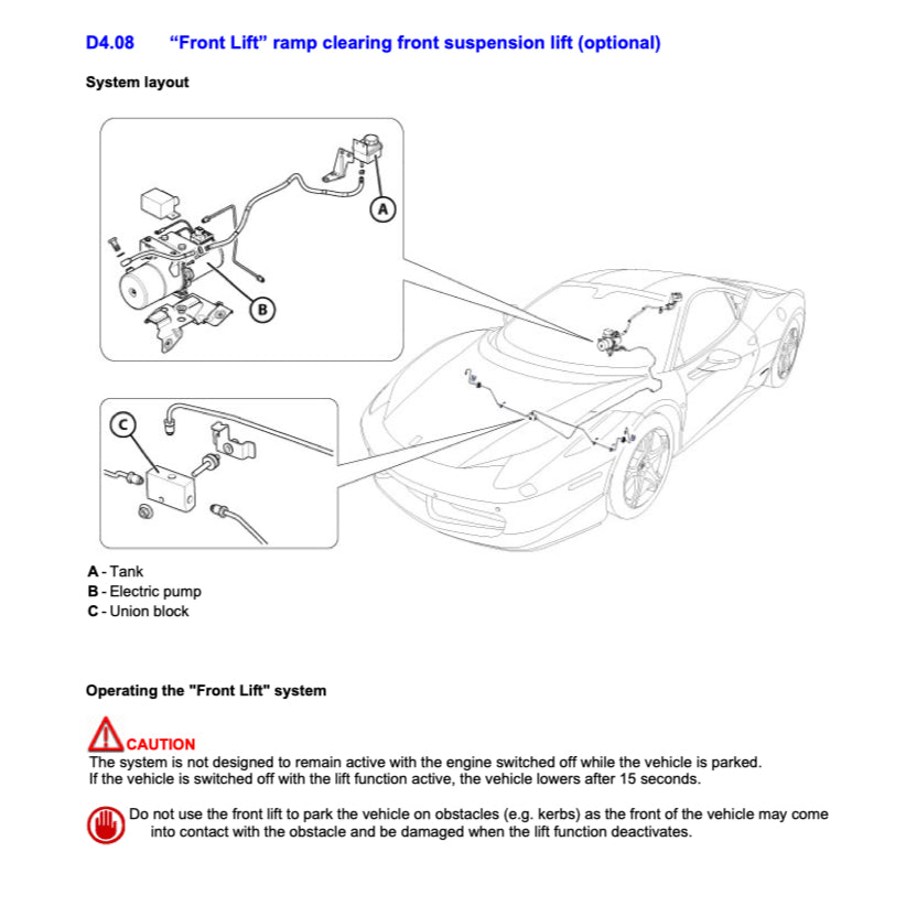 FERRARI 458 ITALIA F142 (2009-2015) SERVICE WORKSHOP MANUAL - Image 9