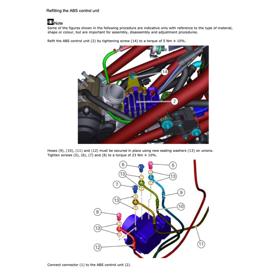 DUCATI MULTISTRADA 1200 ENDURO E4 (2016-2019) SERVICE WORKSHOP MANUAL + PARTS CATALOGUE + OWNER'S MANUAL - Image 8