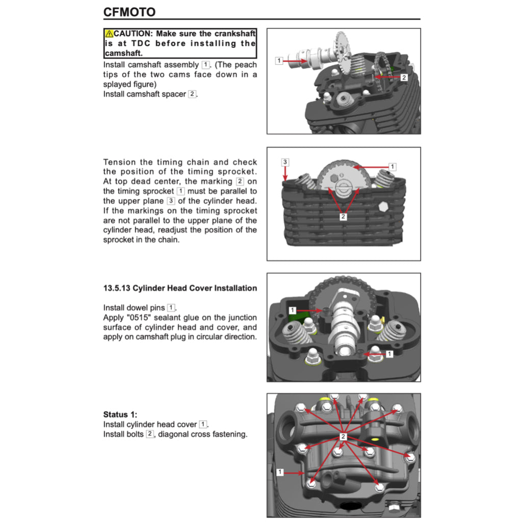 CFMOTO PAPIO XO CF125-8 (2023+) SERVICE WORKSHOP MANUAL + PARTS CATALOGUE + OWNER'S MANUAL - Image 5