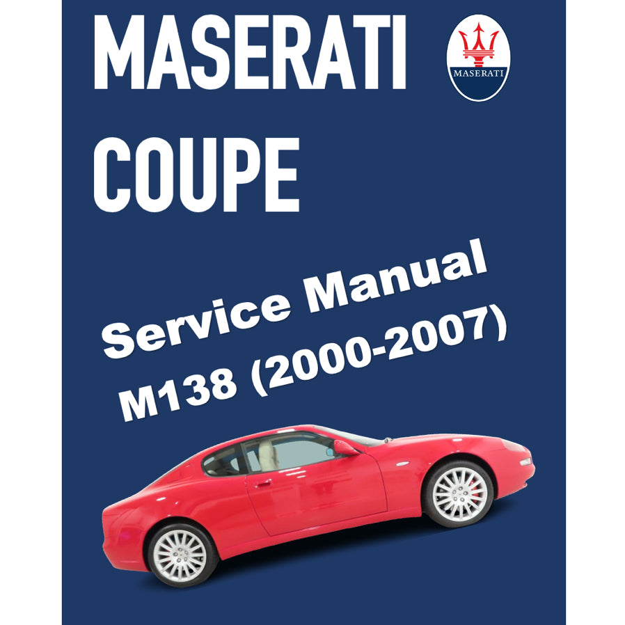 MASERATI M138 COUPE (2000-2007) SERVICE WORKSHOP MANUAL