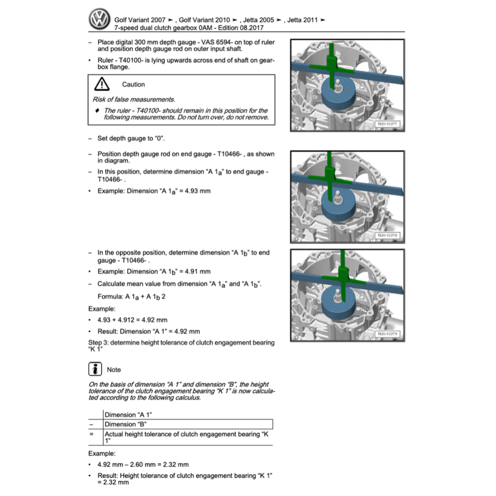 VW JETTA A5 (2005-2010) SERVICE WORKSHOP MANUAL - Image 7