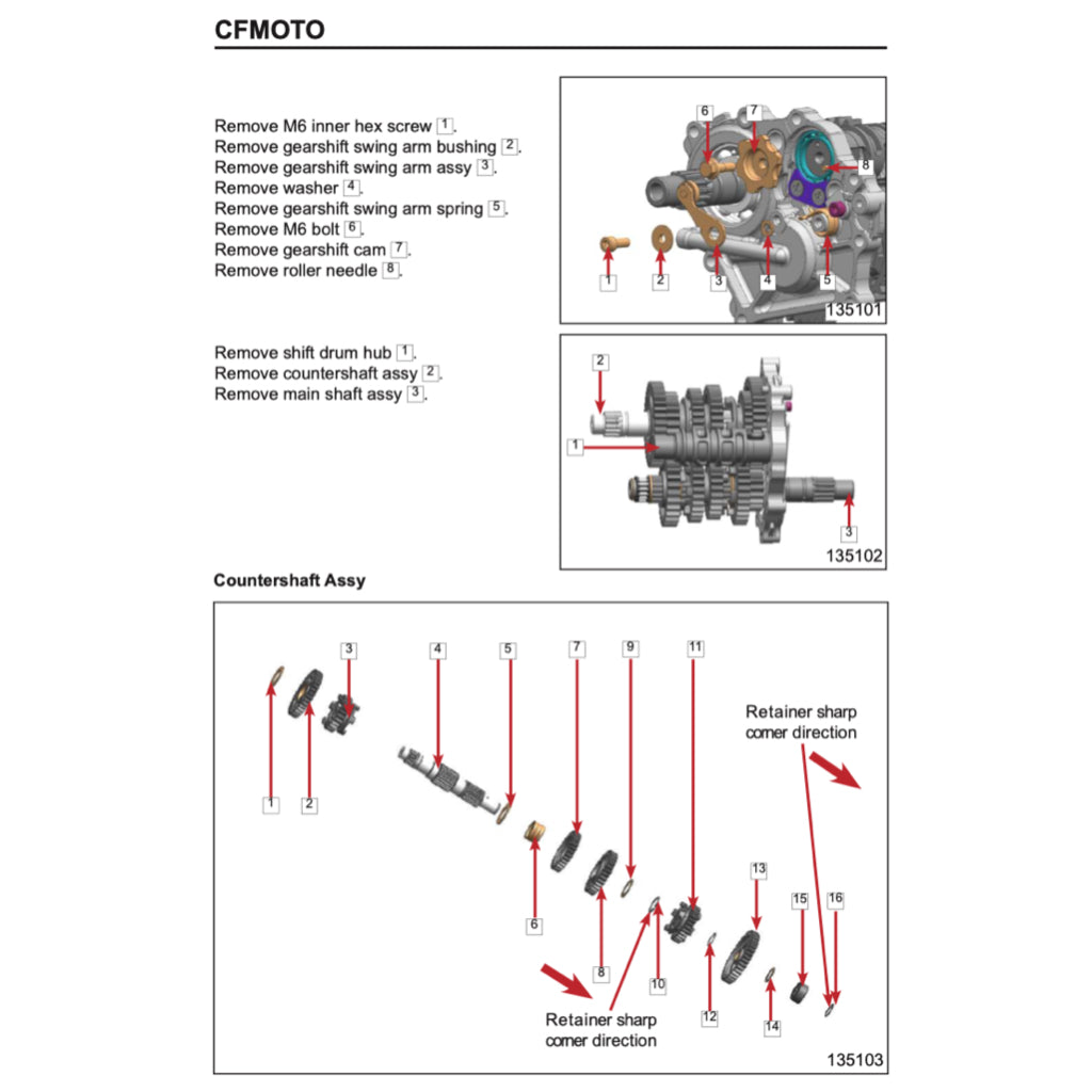 CFMOTO CF650NK CF650-7C (2020-2023) SERVICE WORKSHOP MANUAL + OWNER'S MANUAL - Image 6