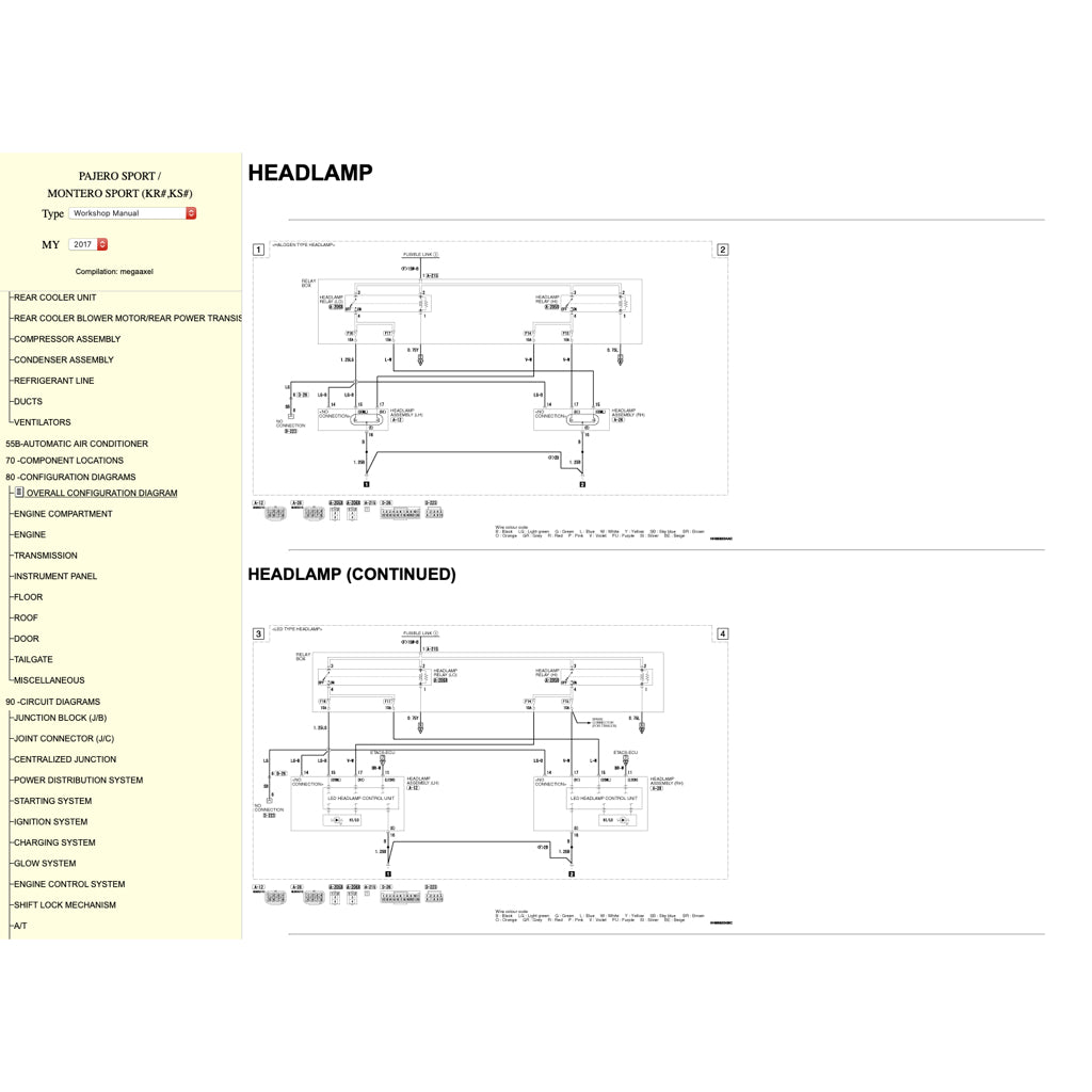 MITSUBISHI PAJERO SPORT (2016+) ONLINE SERVICE WORKSHOP MANUAL - Image 6