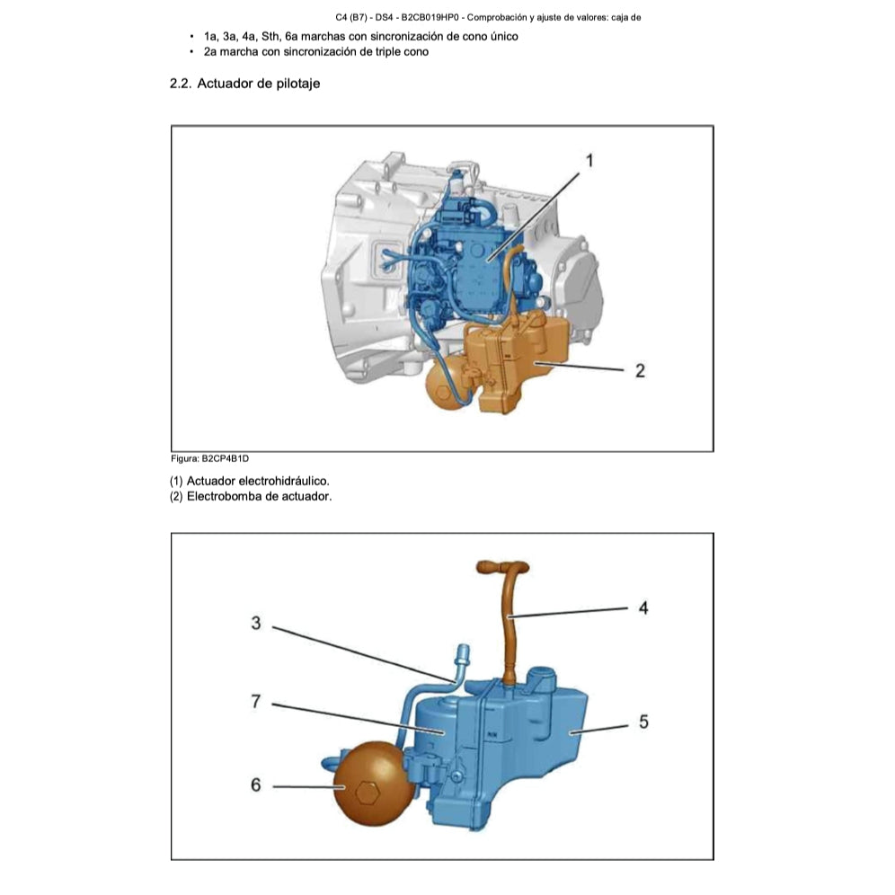CITROEN C4 DS4 B7 (2010-2018) MANUAL DE TALLER - Image 10