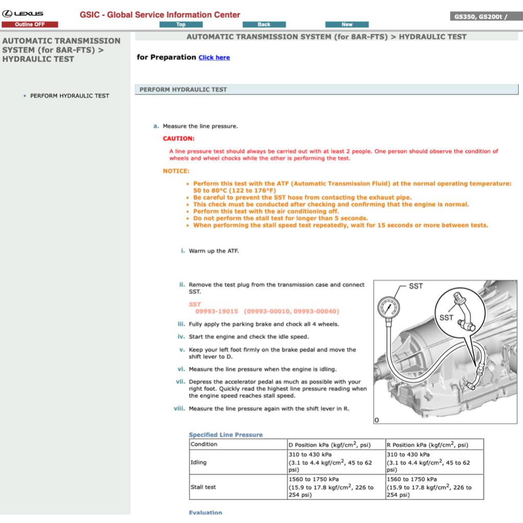 LEXUS GS200t (2015-2020) SERVICE WORKSHOP MANUAL - Image 7