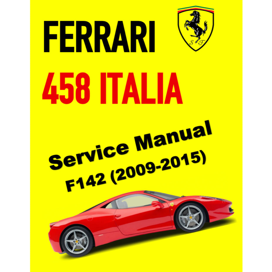 FERRARI 458 ITALIA F142 (2009-2015) SERVICE WORKSHOP MANUAL - Image 2