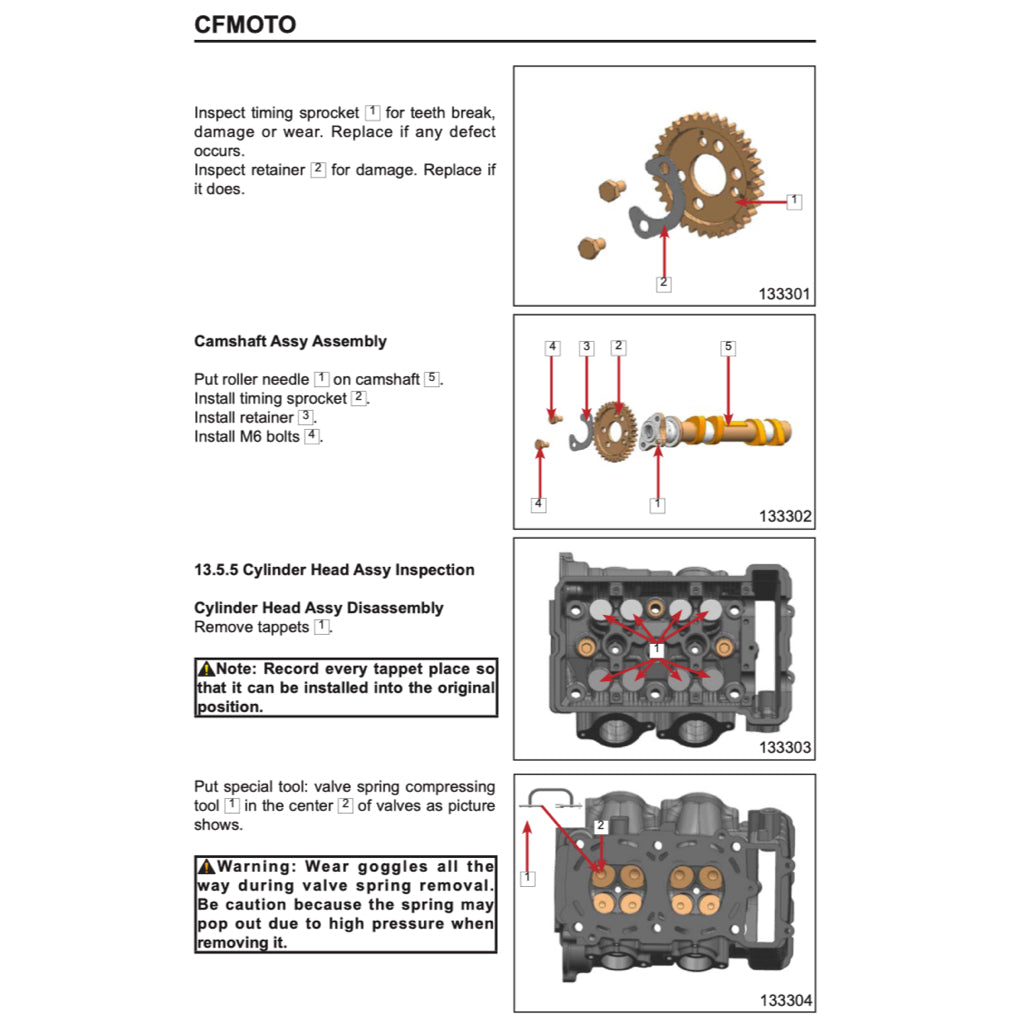 CFMOTO CF650NK CF650-7C (2020-2023) SERVICE WORKSHOP MANUAL + OWNER'S MANUAL - Image 7