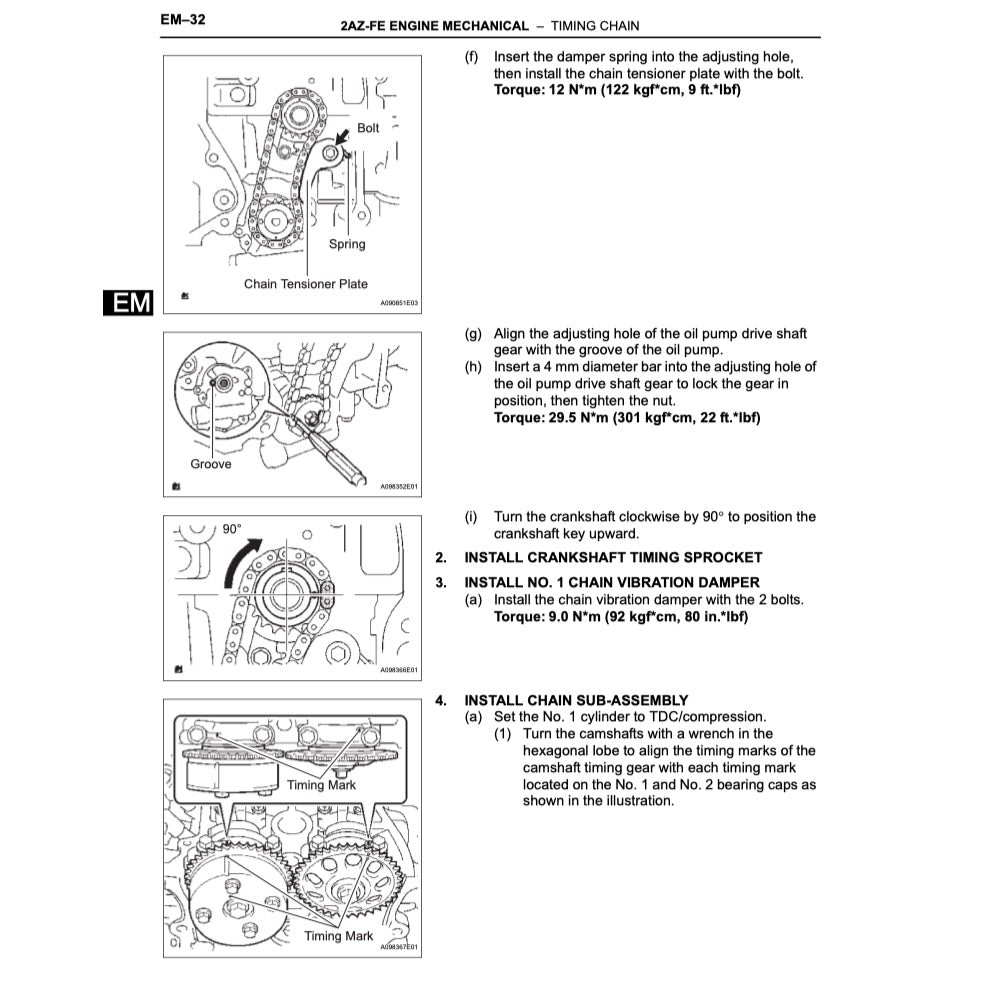 TOYOTA SCION TC ANT10 (2004-2010) SERVICE WORKSHOP MANUAL - Image 5