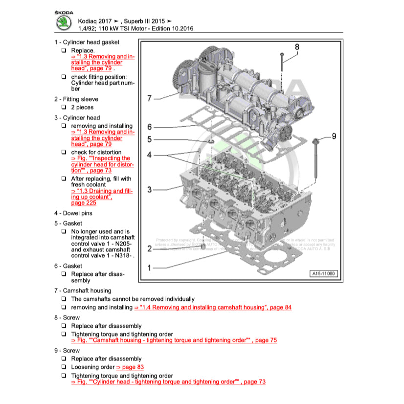SKODA KODIAQ NS7 (2017+) SERVICE WORKSHOP MANUAL - Image 5