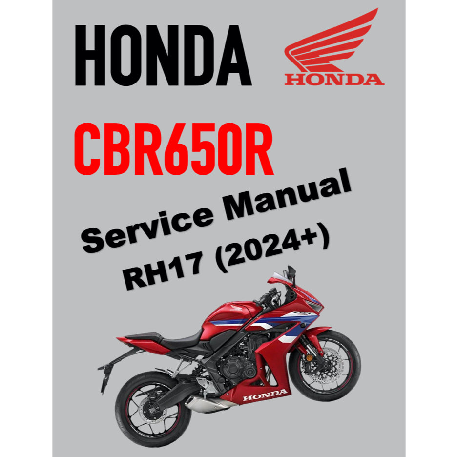 HONDA CBR650R RH17 (2024+) SERVICE WORKSHOP MANUAL - Image 2