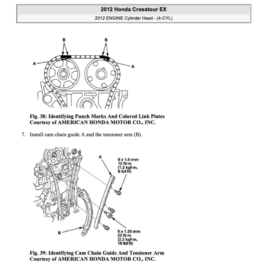 HONDA CROSSTOUR TF1/2 (2010-2015) SERVICE WORKSHOP MANUAL - Image 4
