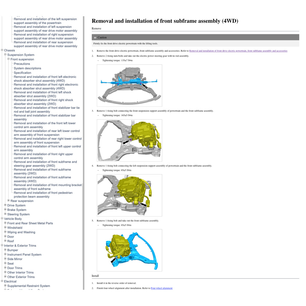 BYD SEAL EV (2022+) SERVICE WORKSHOP MANUAL - Image 9