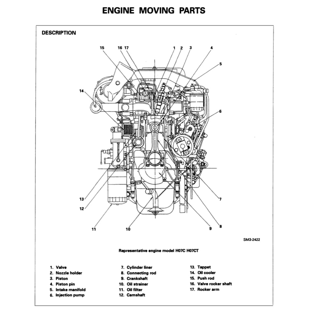 HINO ENGINE H07C H07C-T H07CT SERVICE REPAIR MANUAL - Image 6