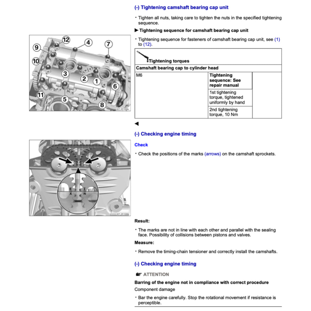 BMW F650 GS K72 (2008-2012) SERVICE WORKSHOP MANUAL + RIDER'S MANUAL - Image 7