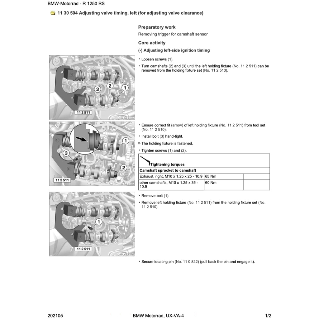 BMW R1250RS R1250 RS K54 (2018+) SERVICE WORKSHOP MANUAL + RIDER'S MANUAL - Image 7