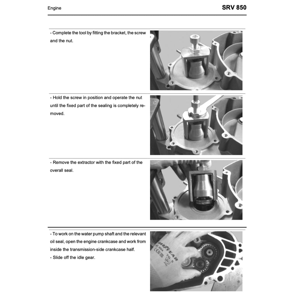 APRILIA SRV850 (2012-2016) SERVICE WORKSHOP MANUAL + PARTS CATALOGUE - Image 9