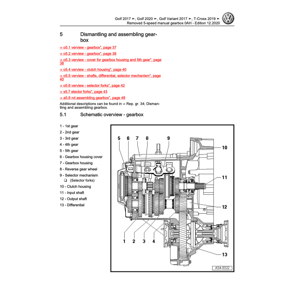 VW T-CROSS C11 (2019+) SERVICE WORKSHOP MANUAL - Image 7