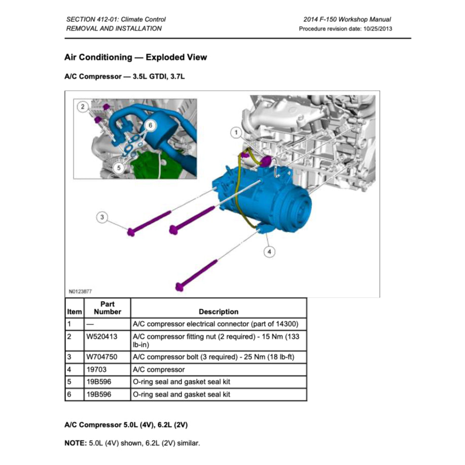 FORD F150 F-150 P415 (2009-2014) SERVICE WORKSHOP MANUAL - Image 10
