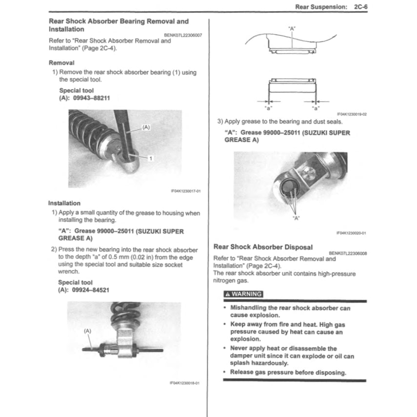 SUZUKI GSX-S1000S KATANA (2019-2023) SERVICE WORKSHOP MANUAL + OWNER'S MANUAL - Image 9