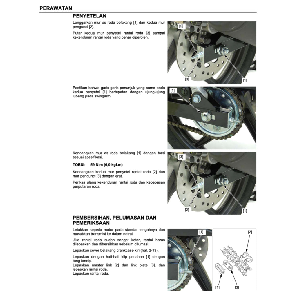 HONDA SUPRA 125 X HELM PGM-FI (2012+) SERVICE WORKSHOP MANUAL + PARTS CATALOGUE + OWNER'S MANUAL - BAHASA INDONESIA - Image 9