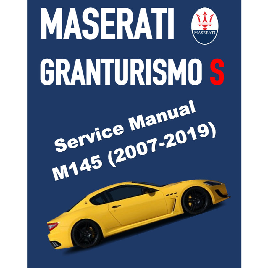 MASERATI GRANTURISMO SPORT M145 (2007-2019) SERVICE WORKSHOP MANUAL - Image 2