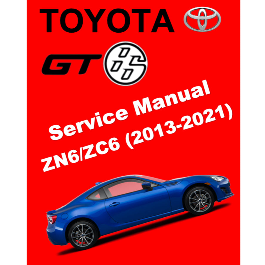 TOYOTA GT86 GT 86 (2013-2021) SERVICE WORKSHOP MANUAL