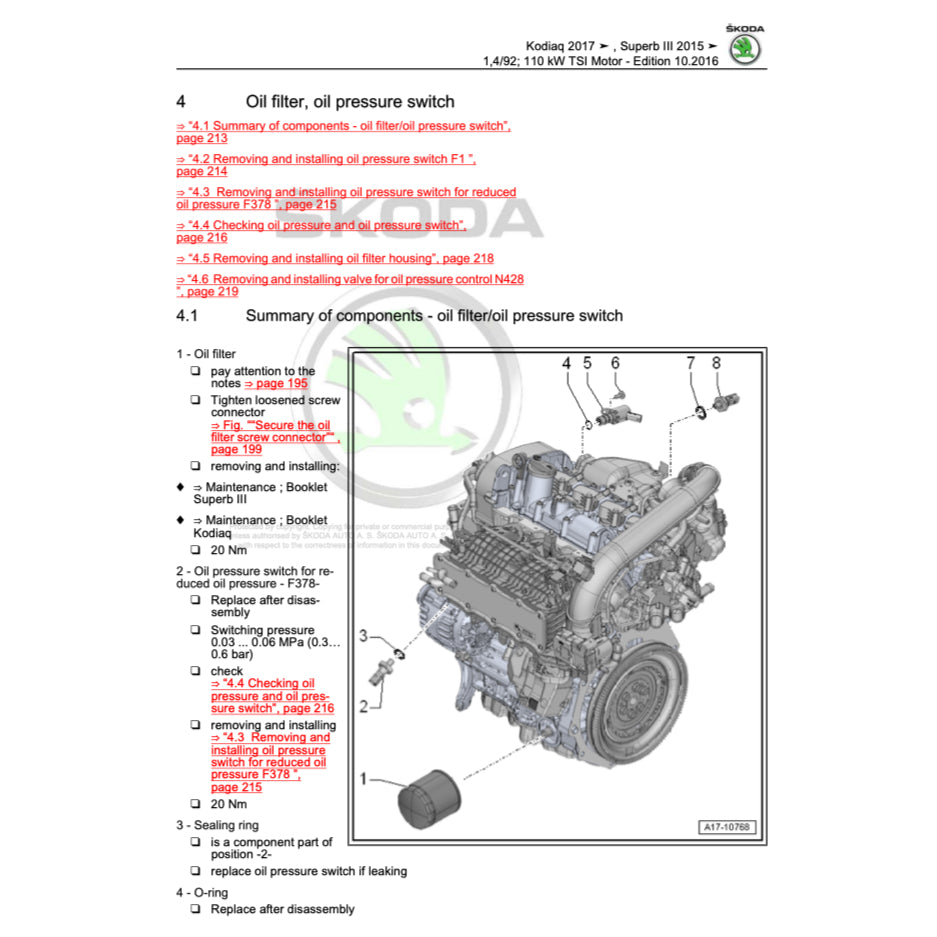 SKODA KODIAQ NS7 (2017+) SERVICE WORKSHOP MANUAL - Image 3