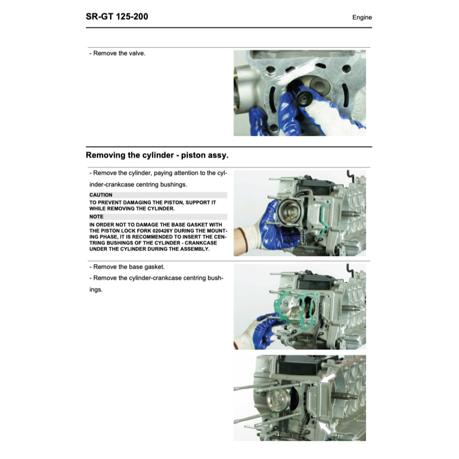 APRILIA SR-GT 125/200 (2021-2024) SERVICE WORKSHOP MANUAL - Image 7