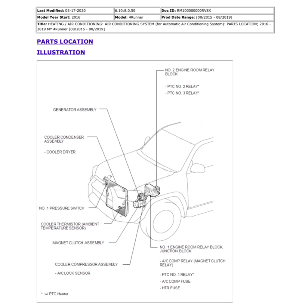 TOYOTA 4RUNNER GRN280/285 (2016+) SERVICE WORKSHOP MANUAL - Image 8