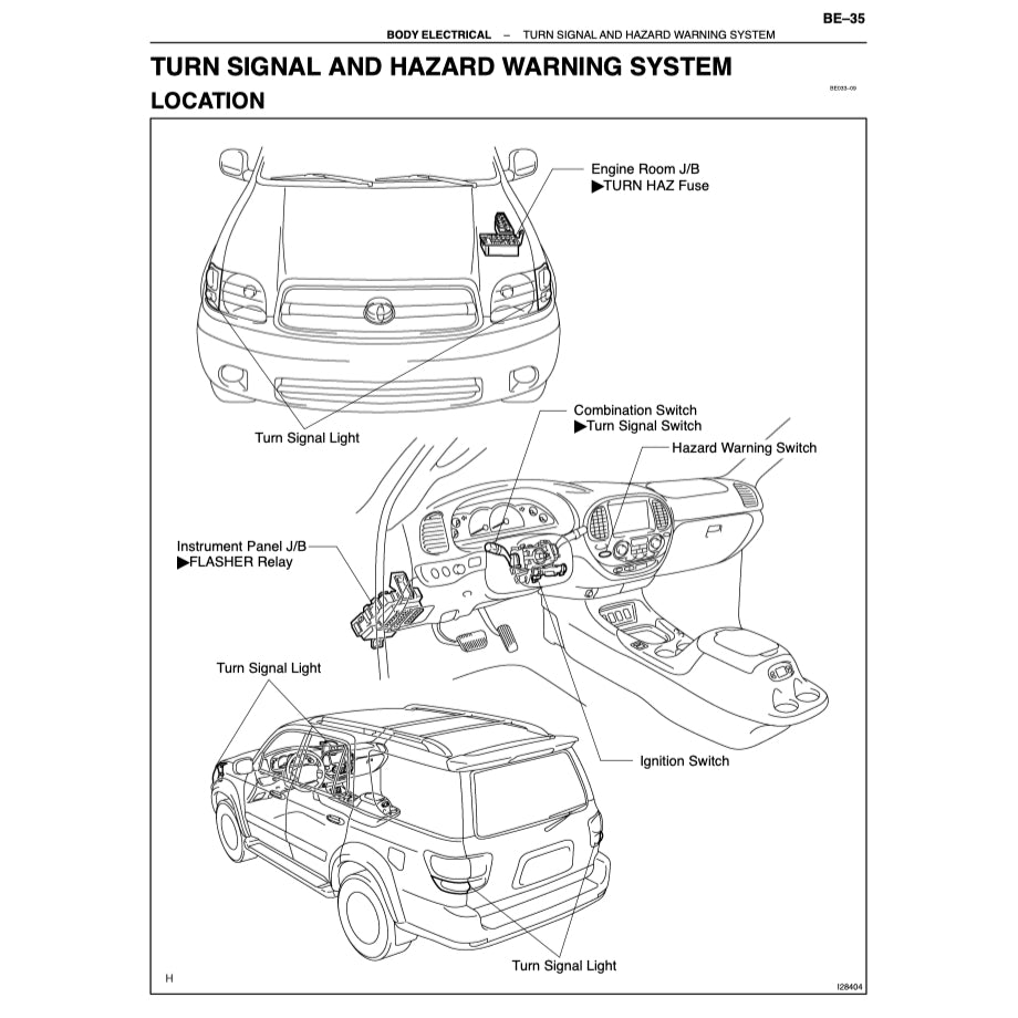 TOYOTA SEQUOIA UCK35/45 (2000-2007) SERVICE WORKSHOP MANUAL - Image 7