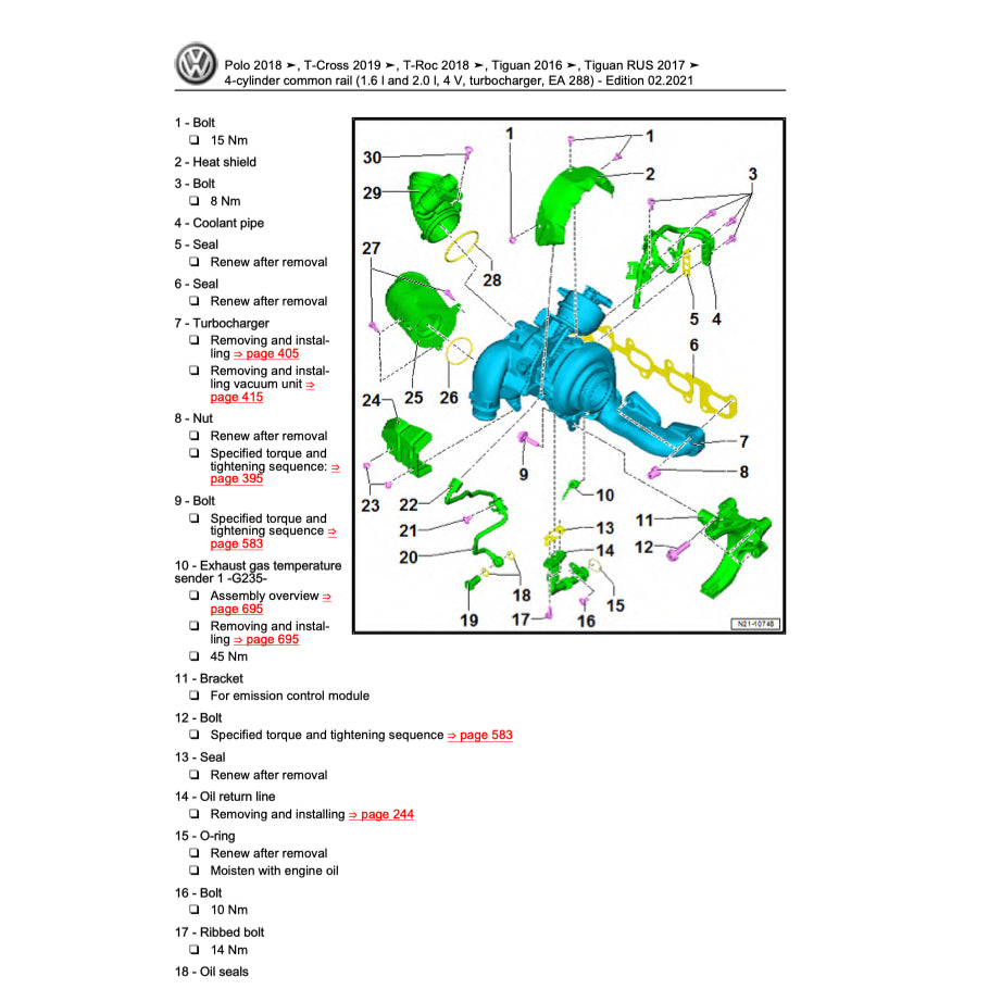 VW T-CROSS C11 (2019+) SERVICE WORKSHOP MANUAL - Image 6