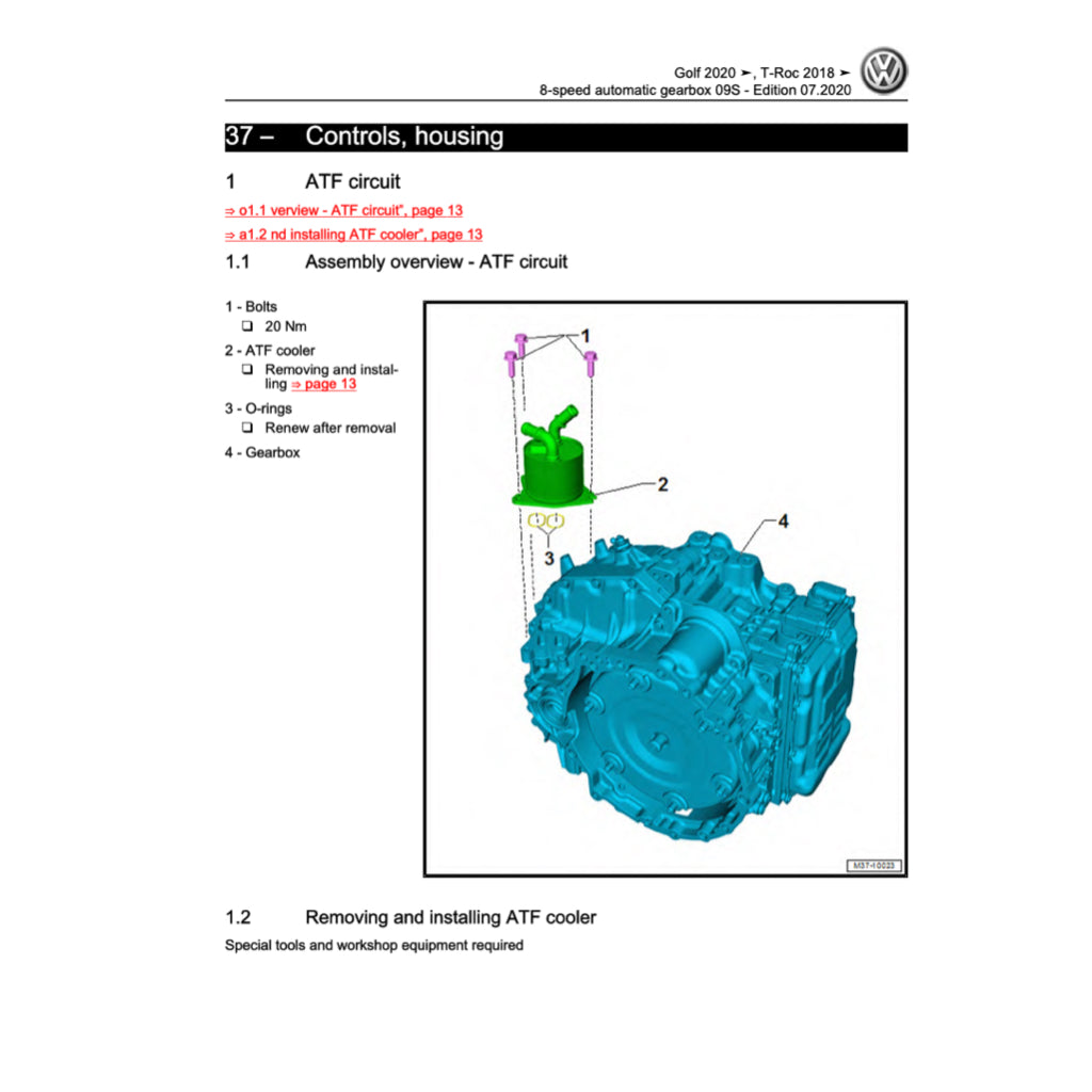 VW T-ROC A11 (2017+) SERVICE WORKSHOP MANUAL - Image 6