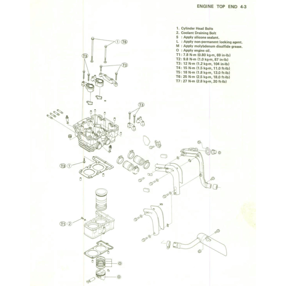 KAWASAKI ELIMINATOR EL250-E/250HS (1988-1997) SERVICE WORKSHOP MANUAL + OWNER'S MANUAL - Image 5