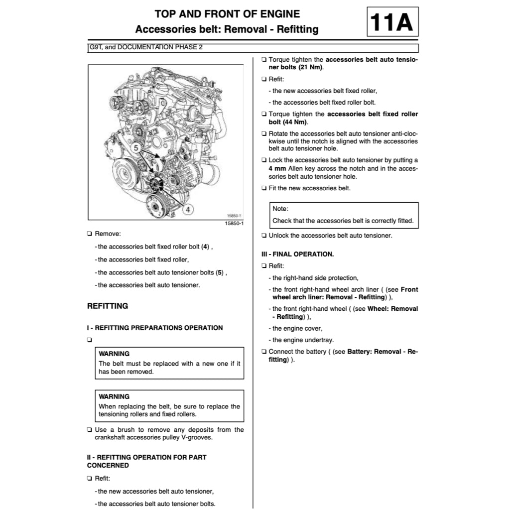 RENAULT ESPACE 4 (2002-2015) SERVICE WORKSHOP MANUAL - Image 6
