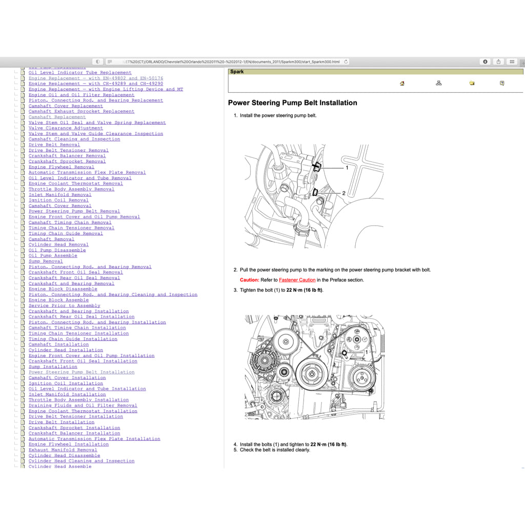 CHEVROLET SPARK M300 (2009-2014) SERVICE WORKSHOP MANUAL - Image 6