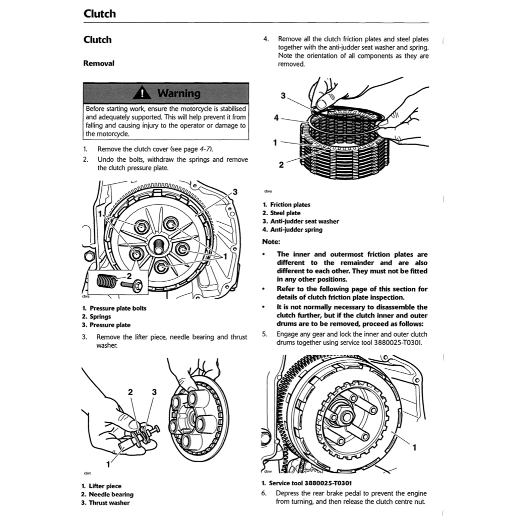 TRIUMPH ROCKET III CLASSIC / TOURING / GT / R (2004-2022) SERVICE WORKSHOP MANUAL - Image 10