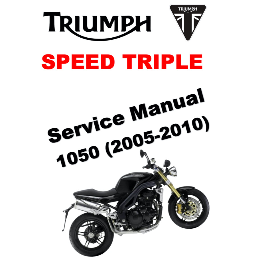 TRIUMPH SPEED TRIPLE (2005-2010) SERVICE WORKSHOP MANUAL + OWNER'S MANUAL - Image 2